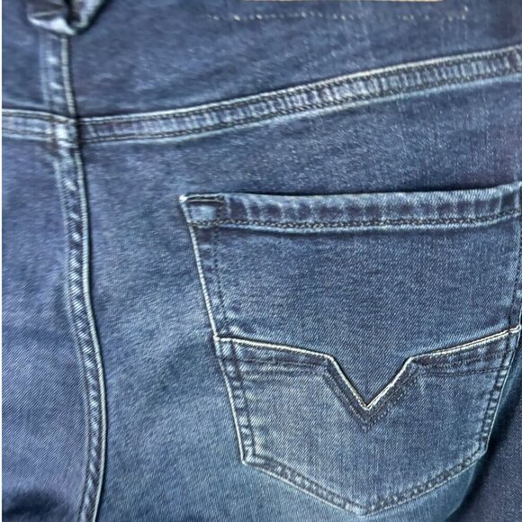 Diesel Mens Larkee Regular Straight Jeans Dark Blue Size 30 - Picture 9 of 11